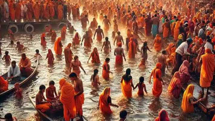 बसंत पंचमी पर अखाड़ों का तीसरा अमृत स्नान शुरू